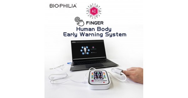 Finger-Biophilia AI Human body Early Warning Systems